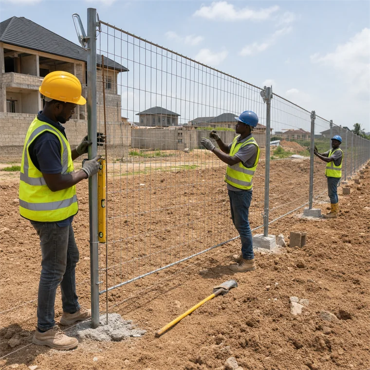 Install Temporary Site Fencing