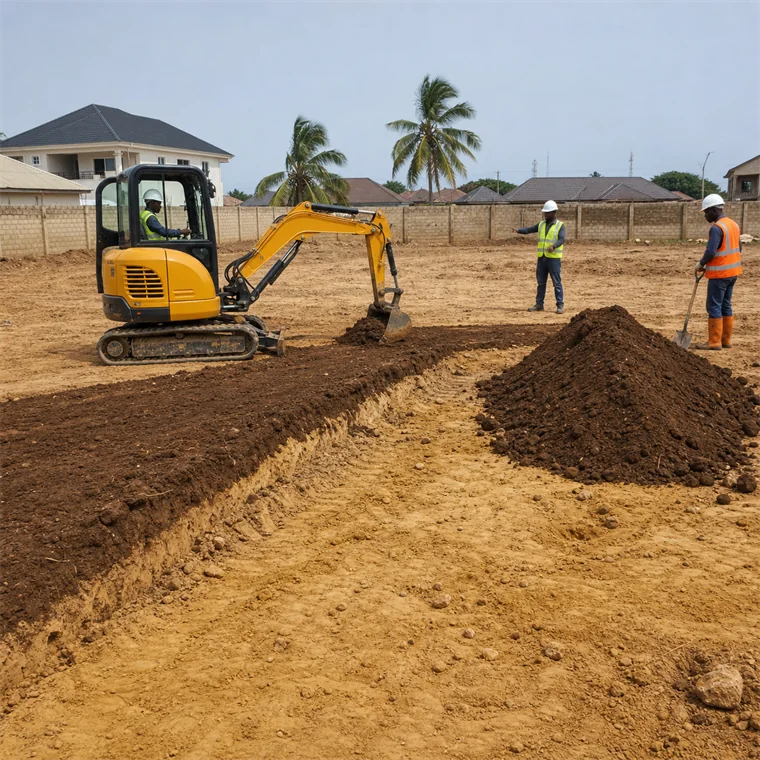 Strip and Stockpile Topsoil