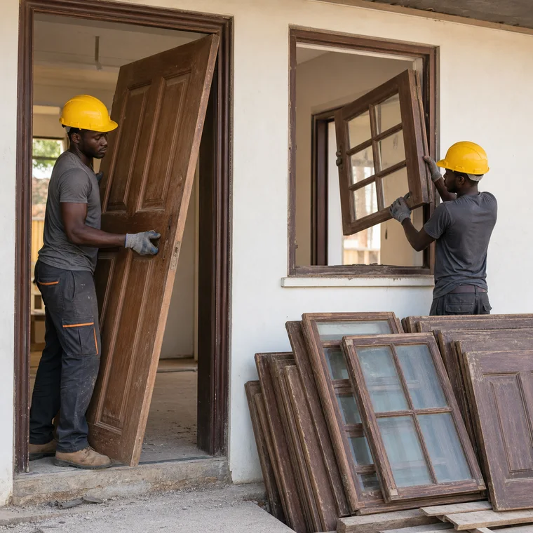 Remove Existing Doors and Windows