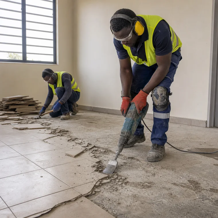 Strip Existing Floor Finishes