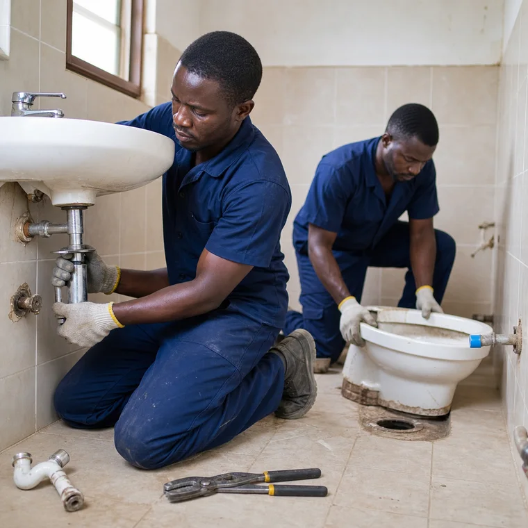 Disconnect and Remove Plumbing Fixtures