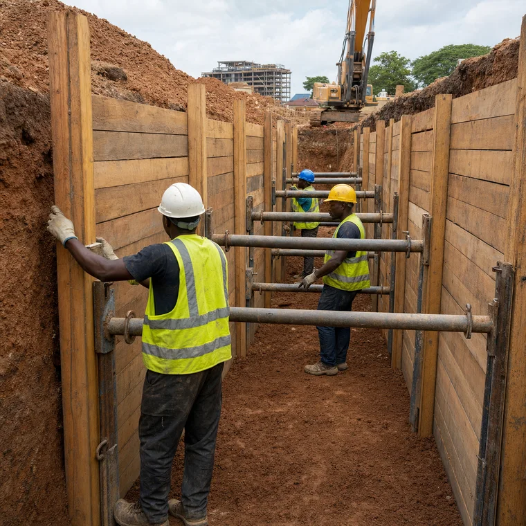 Install and Remove Excavation Shoring