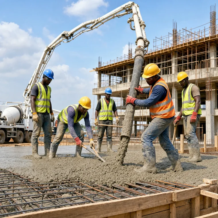 Pump and Place Ready-Mix Concrete