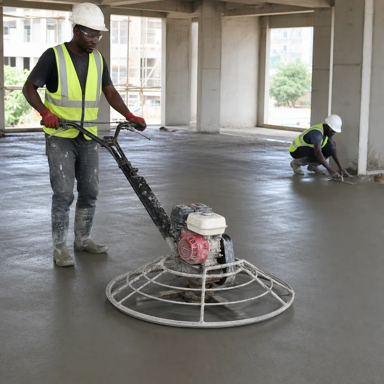 Power-Float Concrete Floors