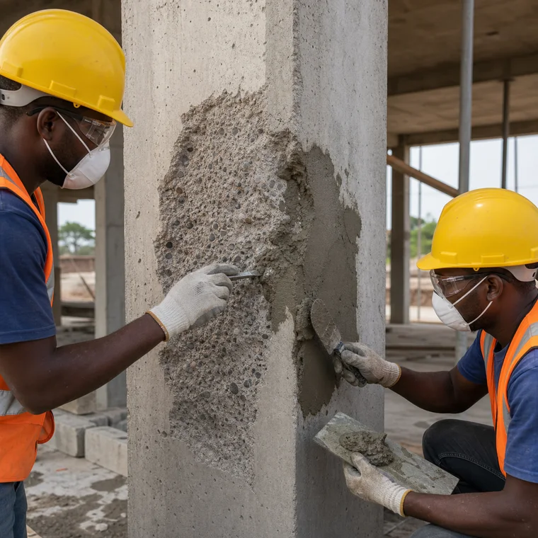 Repair Concrete Honeycombs and Voids