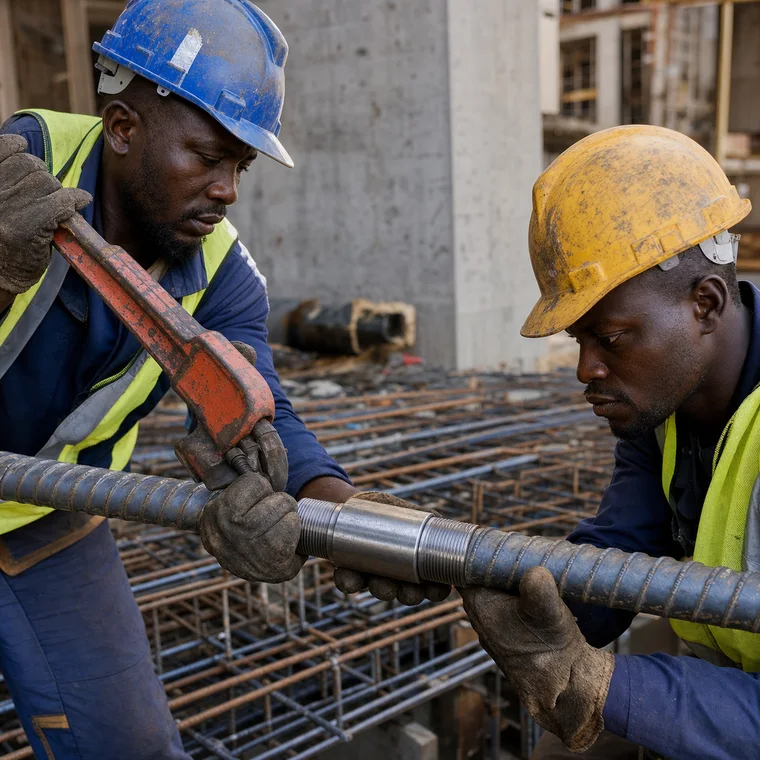 Install Reinforcement Bar Couplers