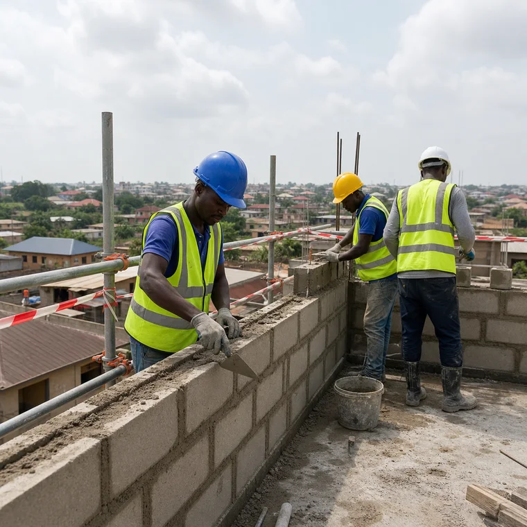 Construct Blockwork Parapets