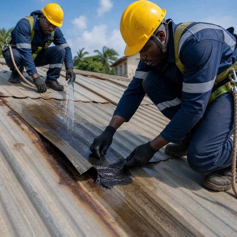 Trace and Repair Existing Roof Leaks