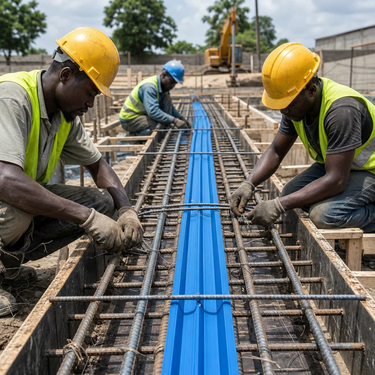 Install Waterstops at Concrete Joints