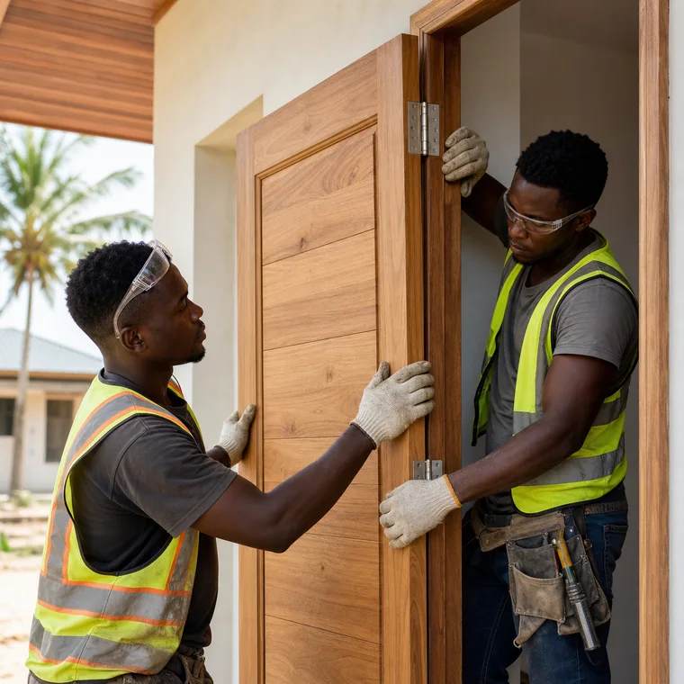 Install Timber Door Leaves