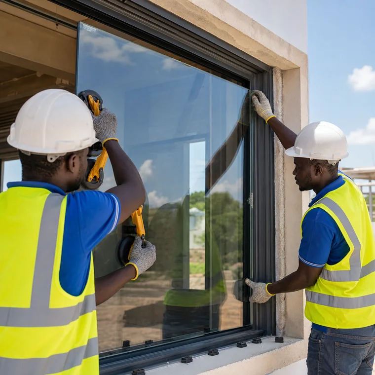 Install Glass Panes in Prepared Frames