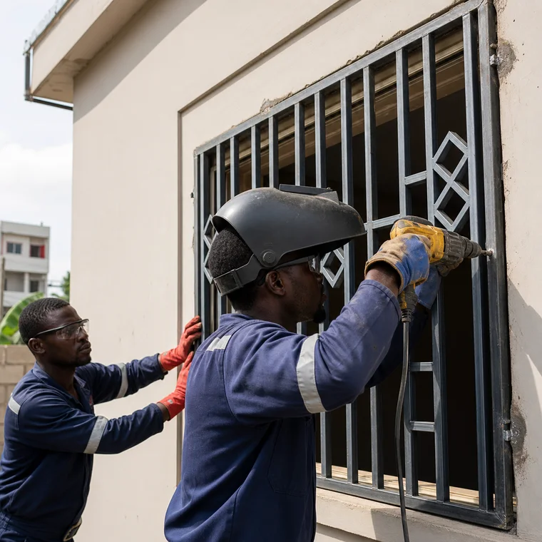 Install Burglar-Proof Window Grilles