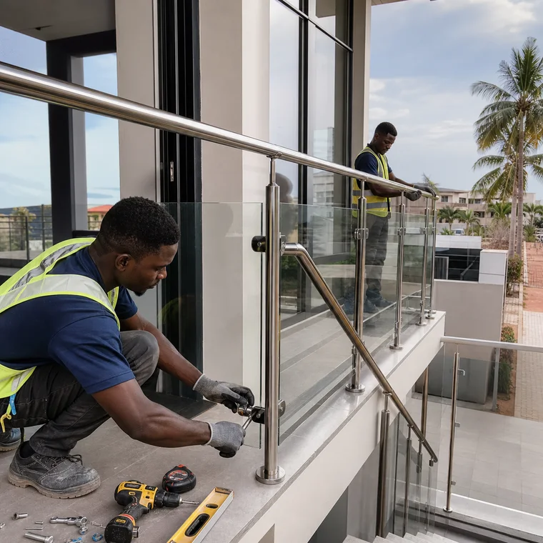 Install Balcony and Stair Balustrades
