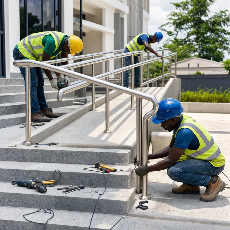 Install Stair and Ramp Handrails