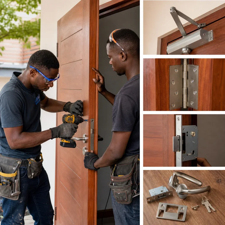 Install Door Locks, Hinges and Ironmongery