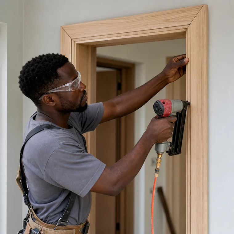 Install Timber Architraves