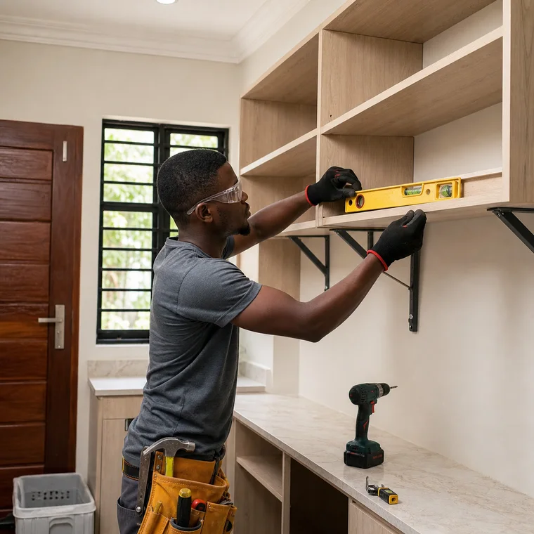 Install Shelving and Storage Units