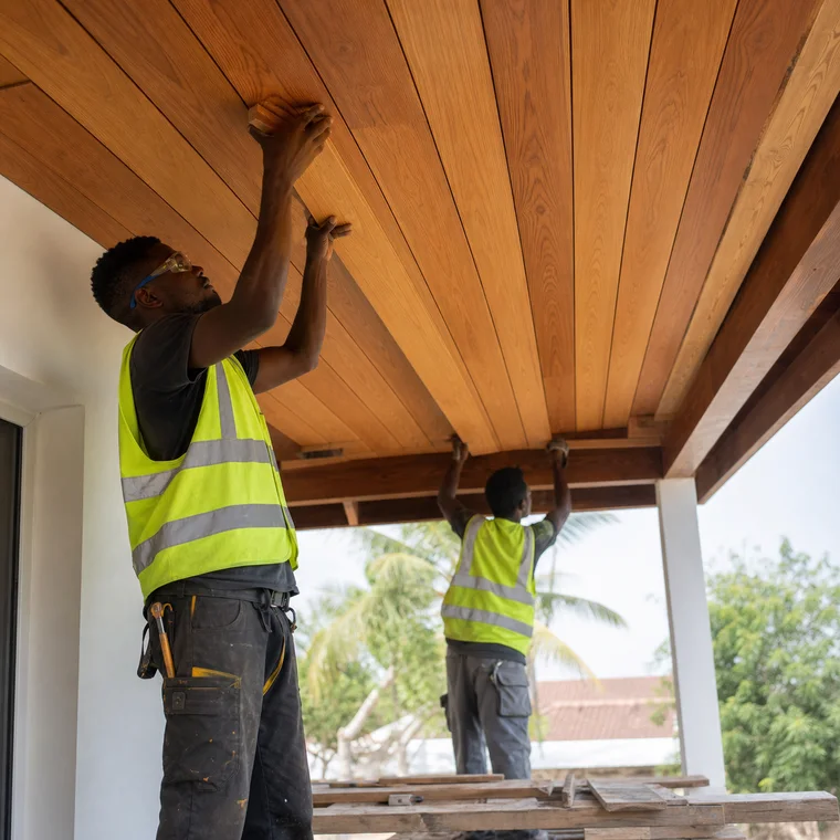 Install Timber Ceiling