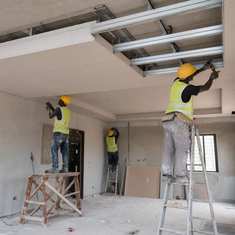 Construct Gypsum Ceiling Bulkheads