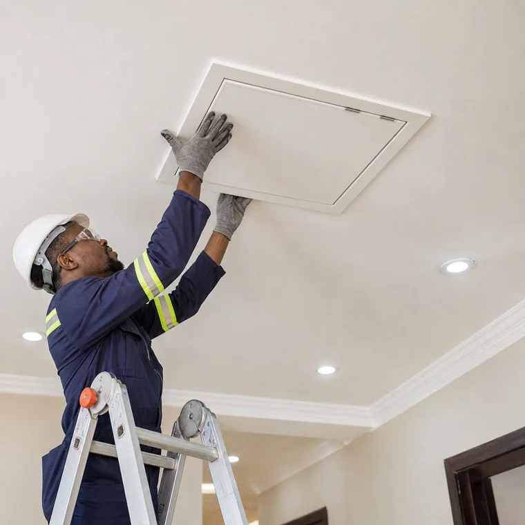 Install Ceiling Access Panels