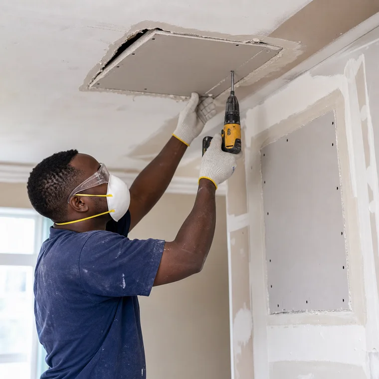 Repair Damaged Ceilings and Partitions