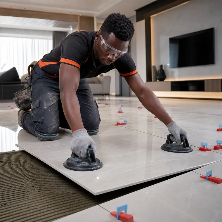 Install Porcelain Floor Tiles