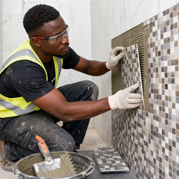 Install Mosaic Tiles