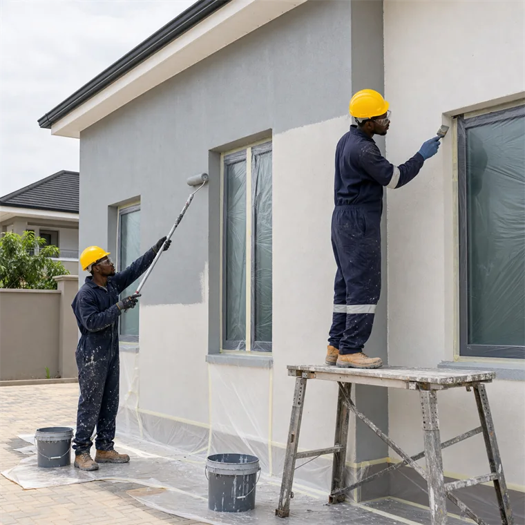 Apply Exterior Weather-Resistant Paint