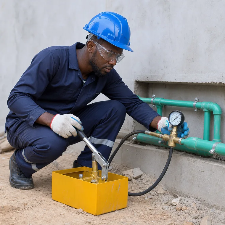 Pressure-Test Water-Supply Pipework