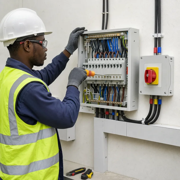Pull and Terminate Electrical Cables
