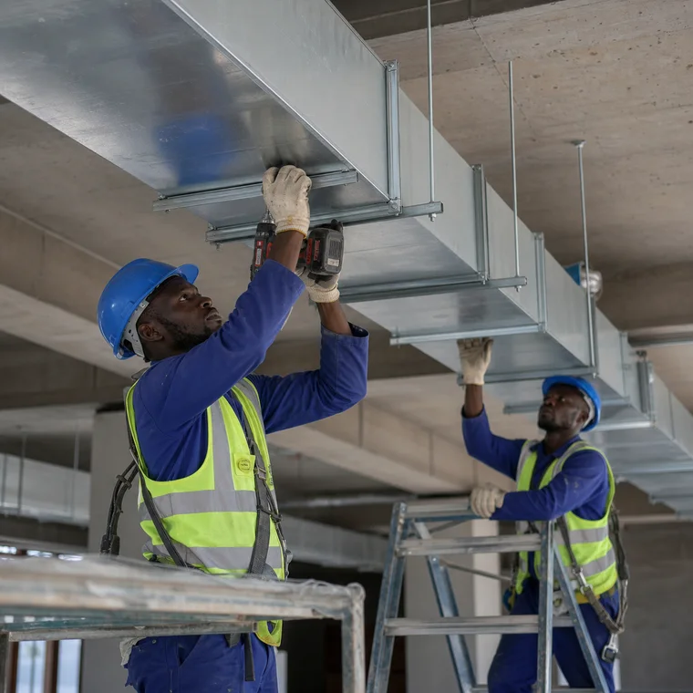 Fabricate and Install Ventilation Ductwork