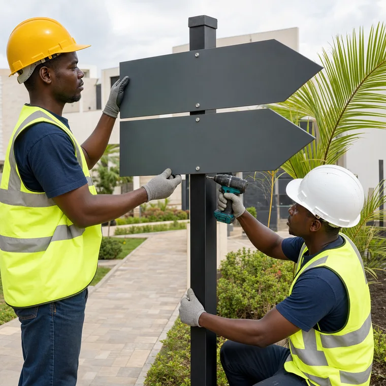 Install External Directional Signage