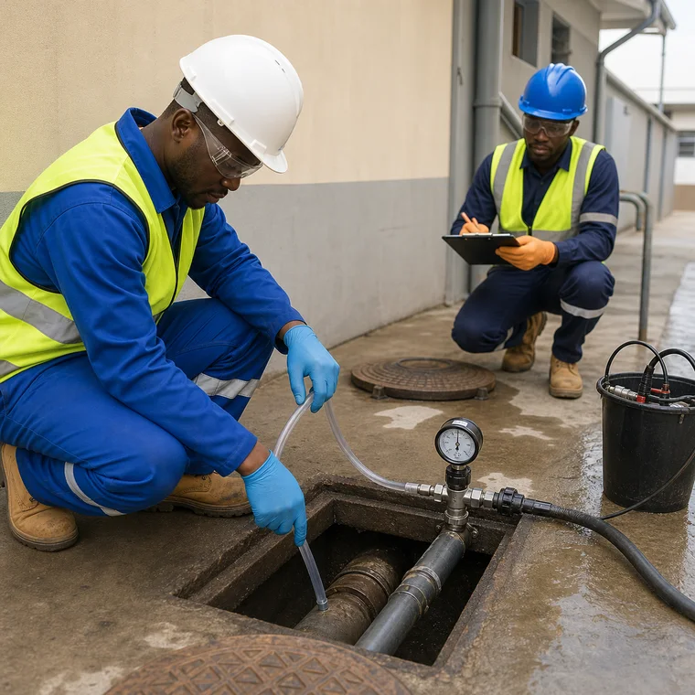 Conduct Water-Supply Pressure Test