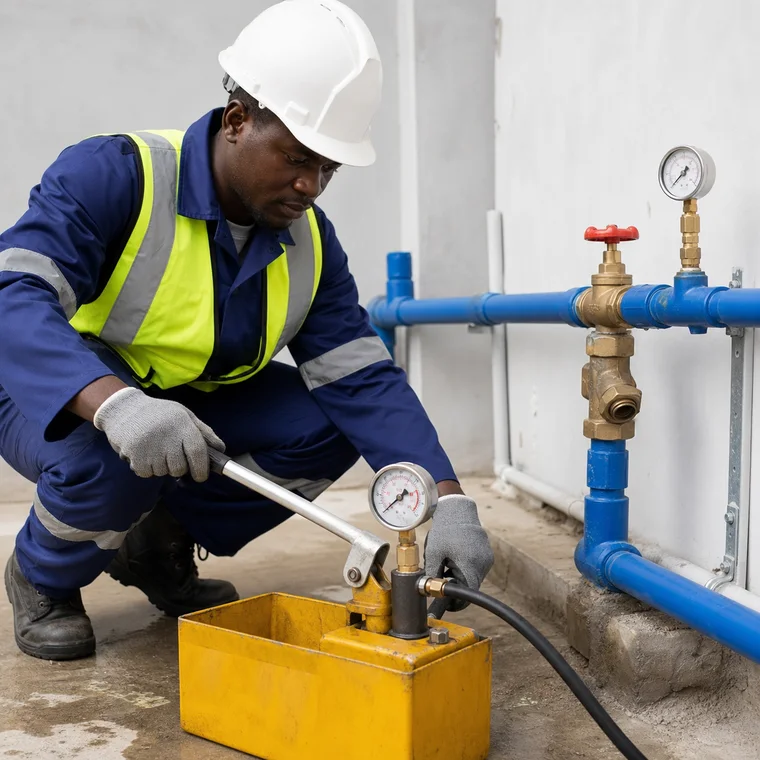 Conduct Drainage Leak and Flow Test