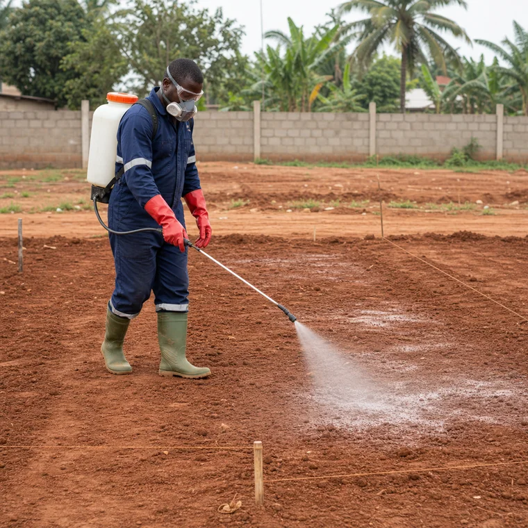 Apply Pre-Construction Anti-Termite Treatment
