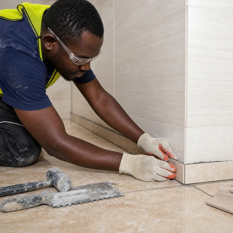 Install Tile Skirting