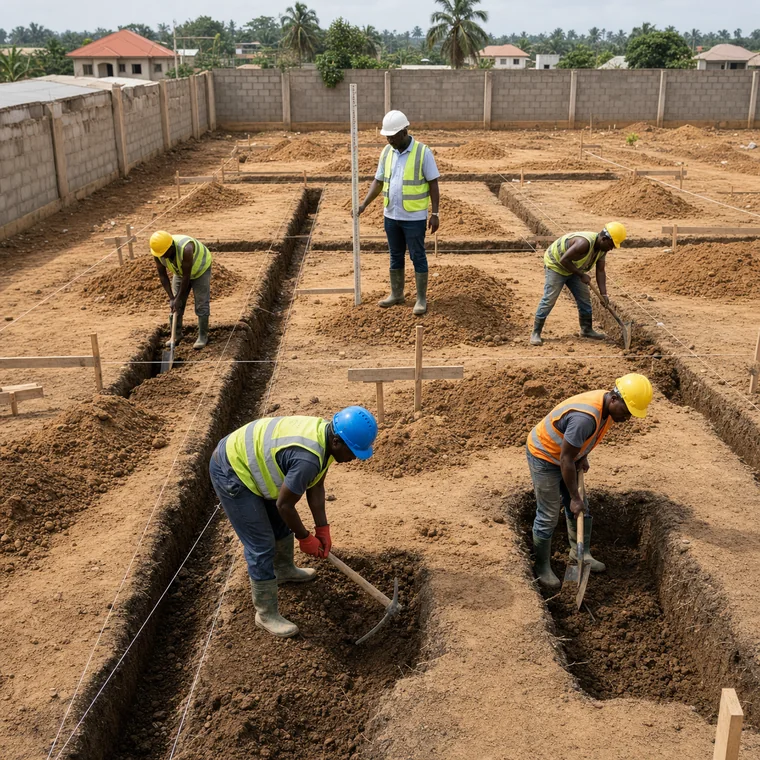 Excavate Foundations