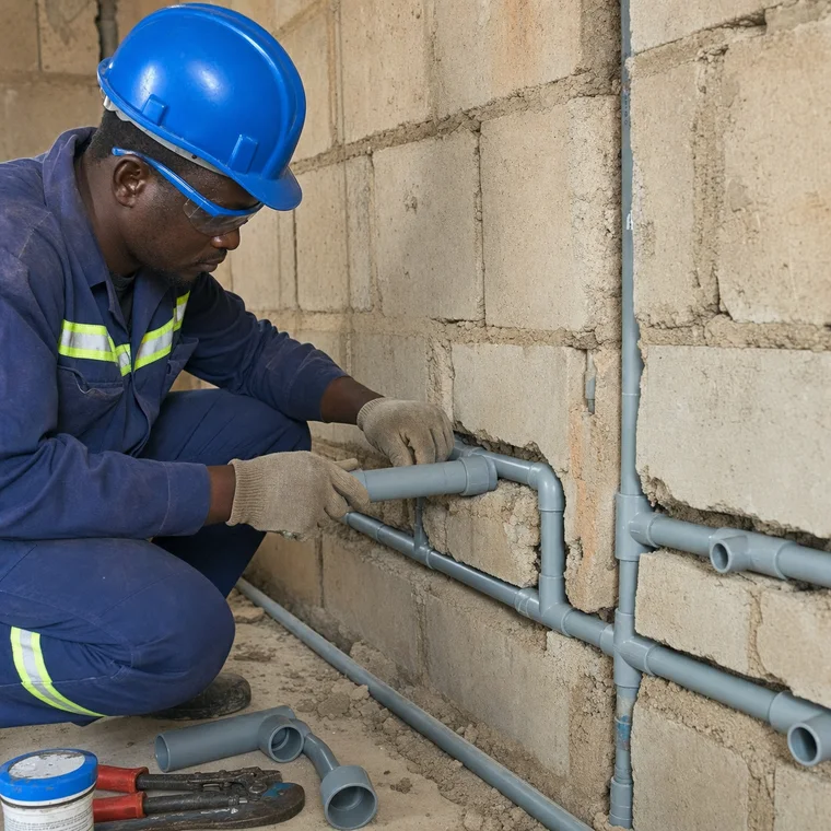 Install Plumbing Pipework (First Fix)