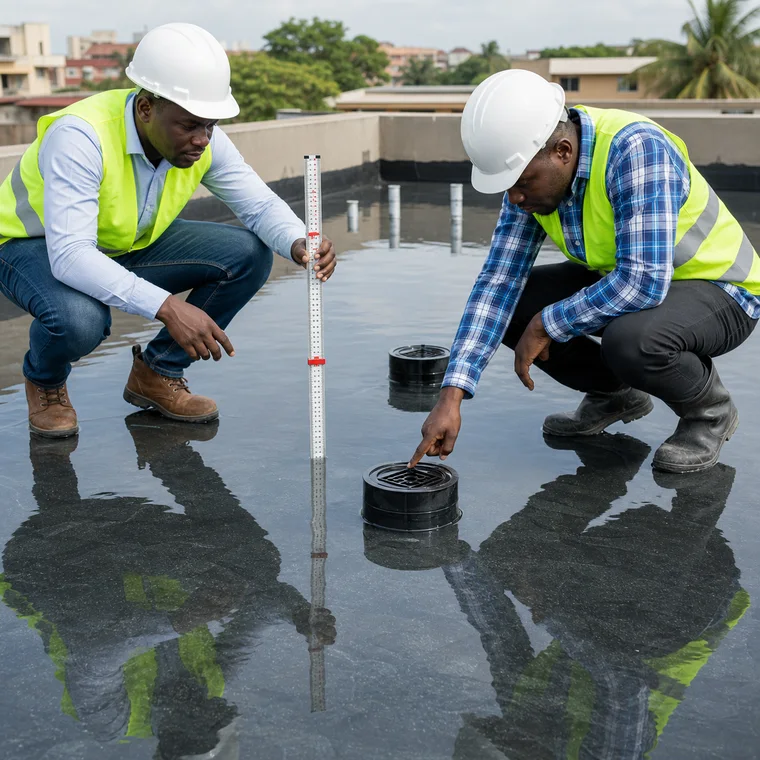 Flood Test Roof Waterproofing